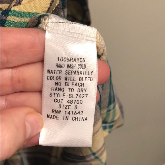 plaid blouse - Picture 5 of 6